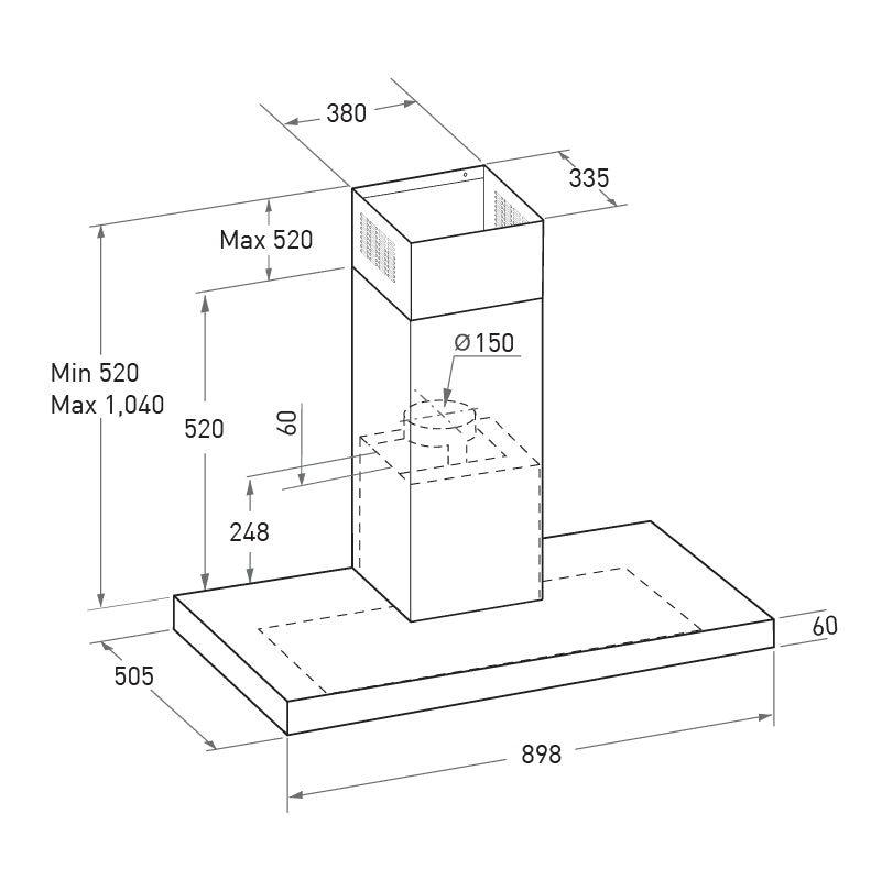 Installation Diagram for Mayer MMBCH900I