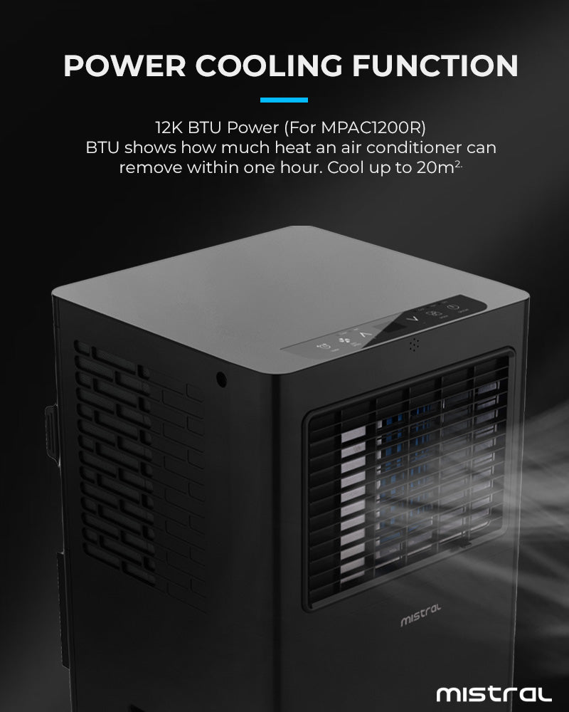 12K BTU Portable Air Conditioner with Remote Free Mistral x Hyuuga Ess ...