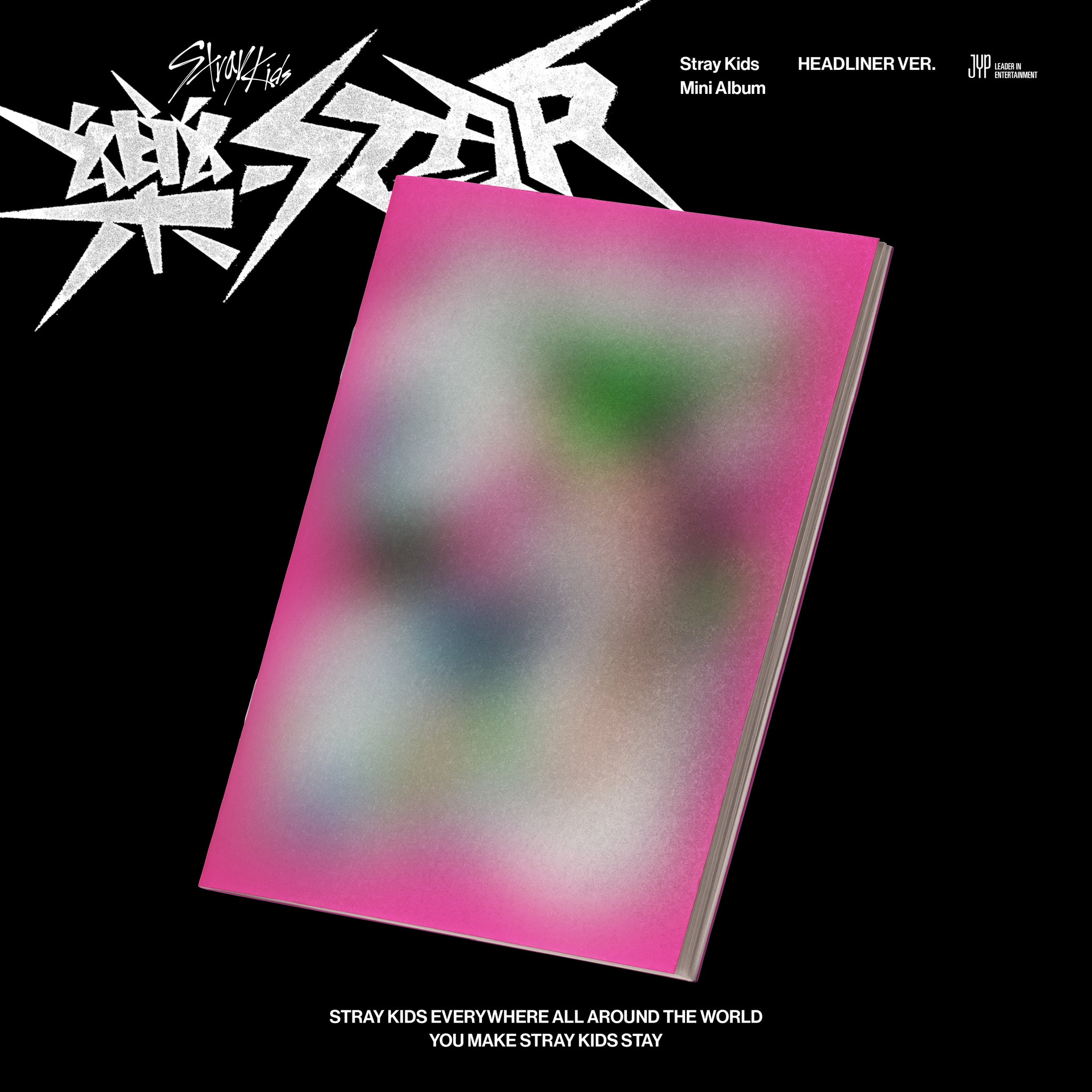 STRAY KIDS Mini Album 樂 ROCK STAR Postcard Version + You can choose Me –  K-STAR