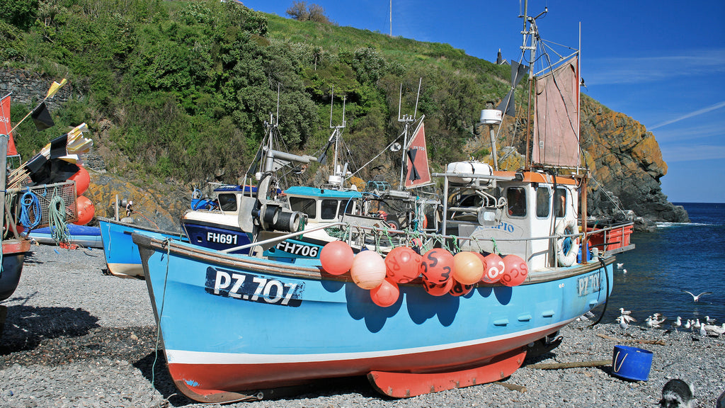 Fishing boat at Cadgwith Cove