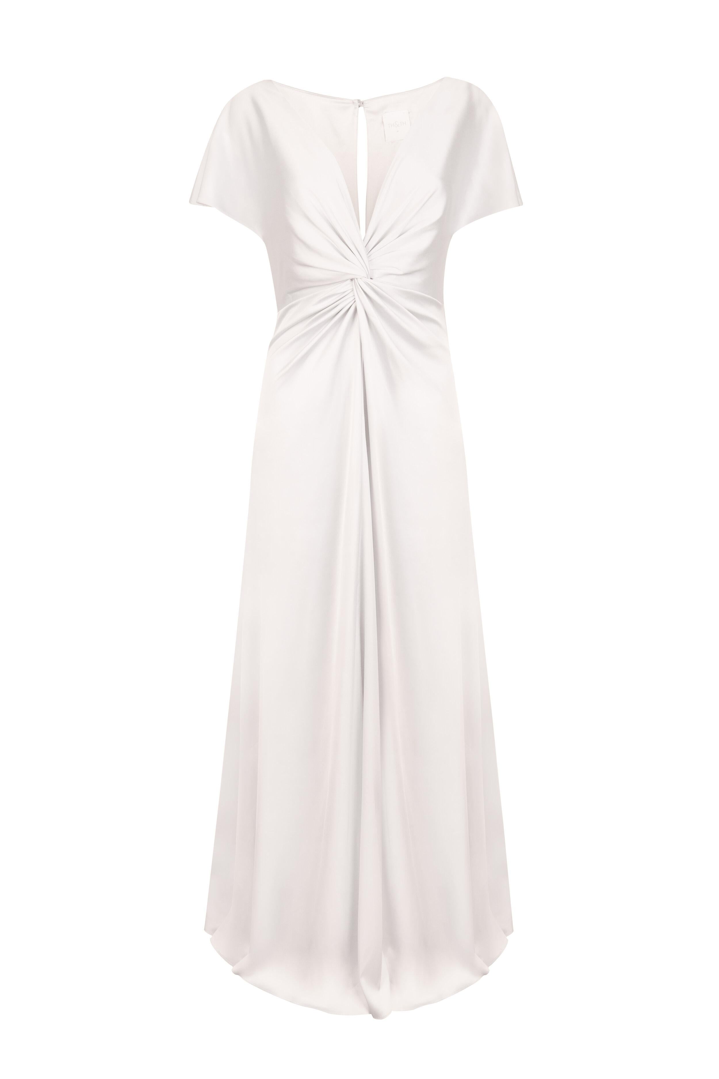 Camilla Bridal & Bridesmaid Dress In Ivory Satin