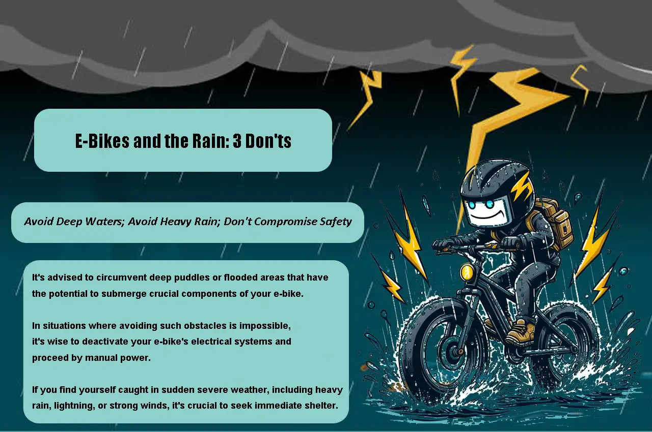 3 do not when riding in the rain
