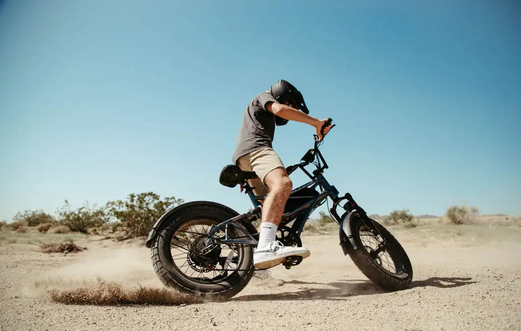 Go off-road on an electric bike