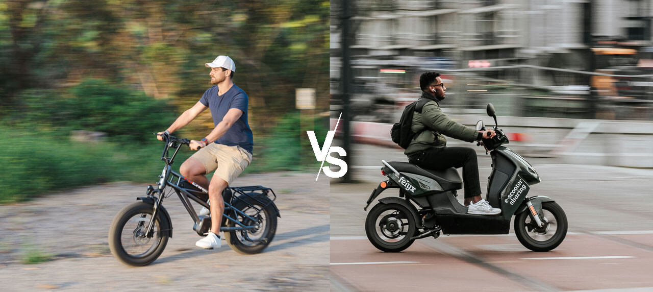 differnce between E-Bike vs Moped