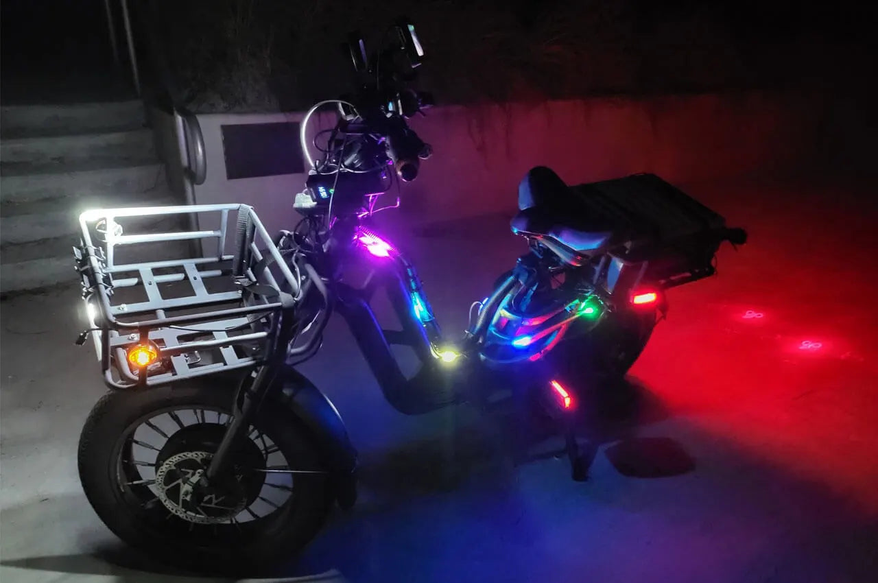 enhance your e-bike's visibility by adding reflective materials