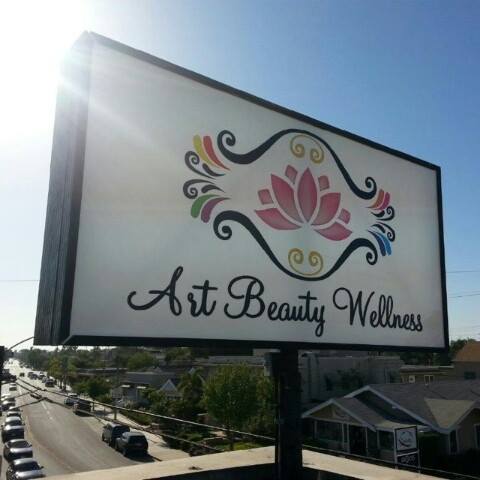art beauty wellness sign 