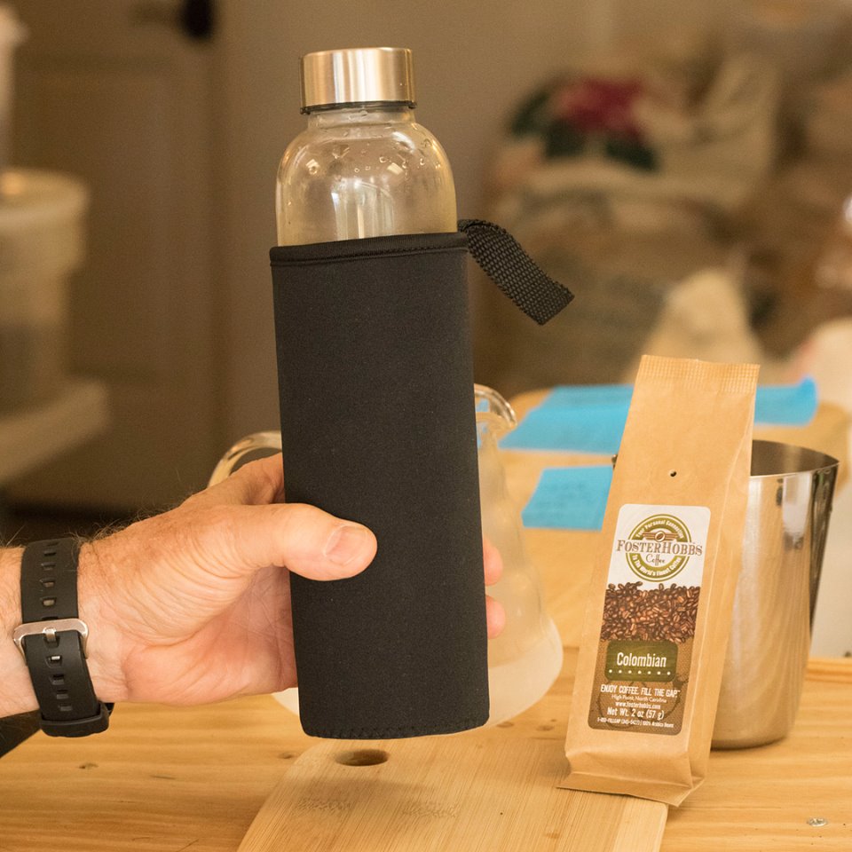 FosterHobbs coffee cold brew travel bottle