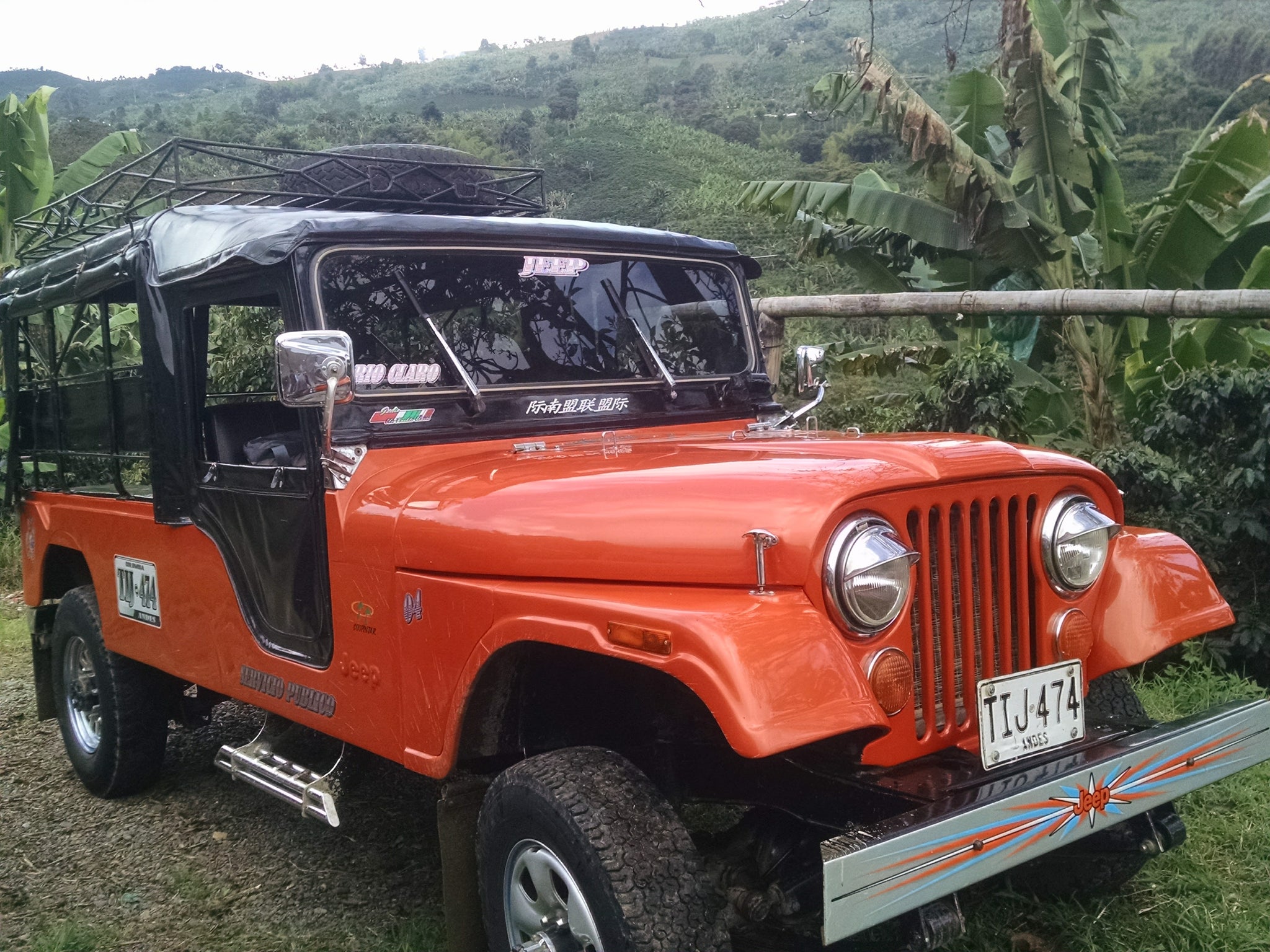 Costa Rica Coffee Farm Jeep