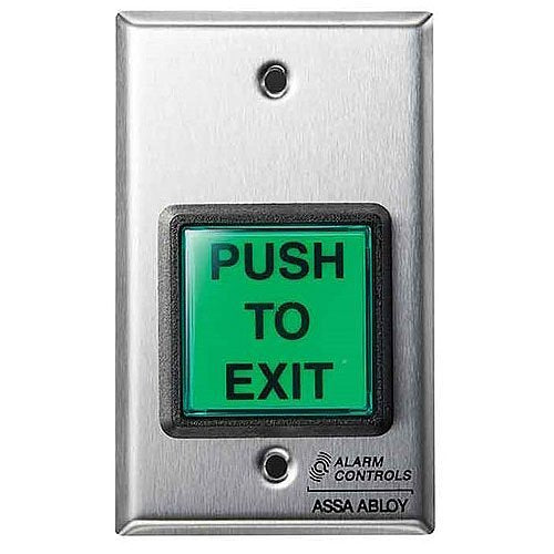 Alarm Controls Push to Exit Button