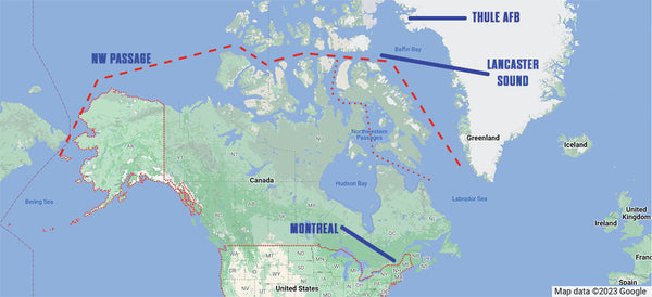 Northwest Passage Map