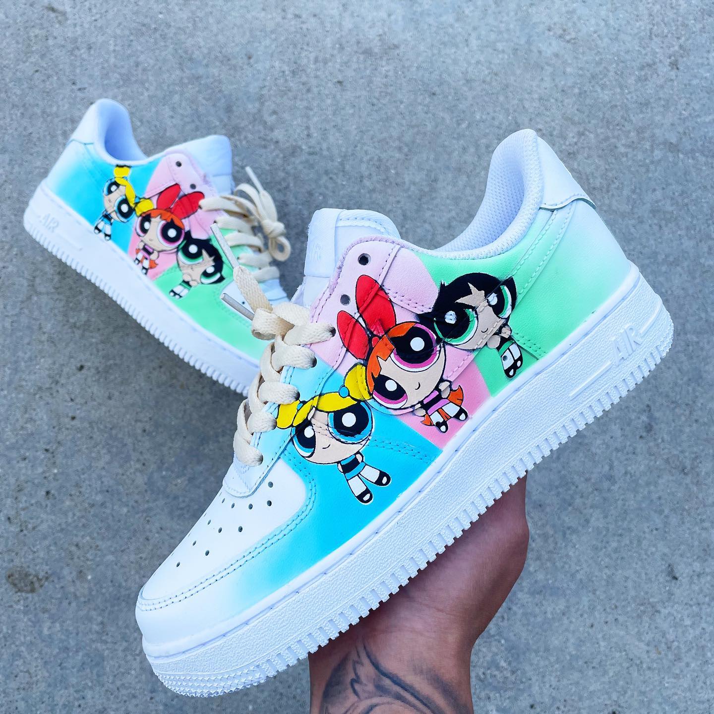 Powerpuff Girls Air Force 1 Custom – SneakerBeast