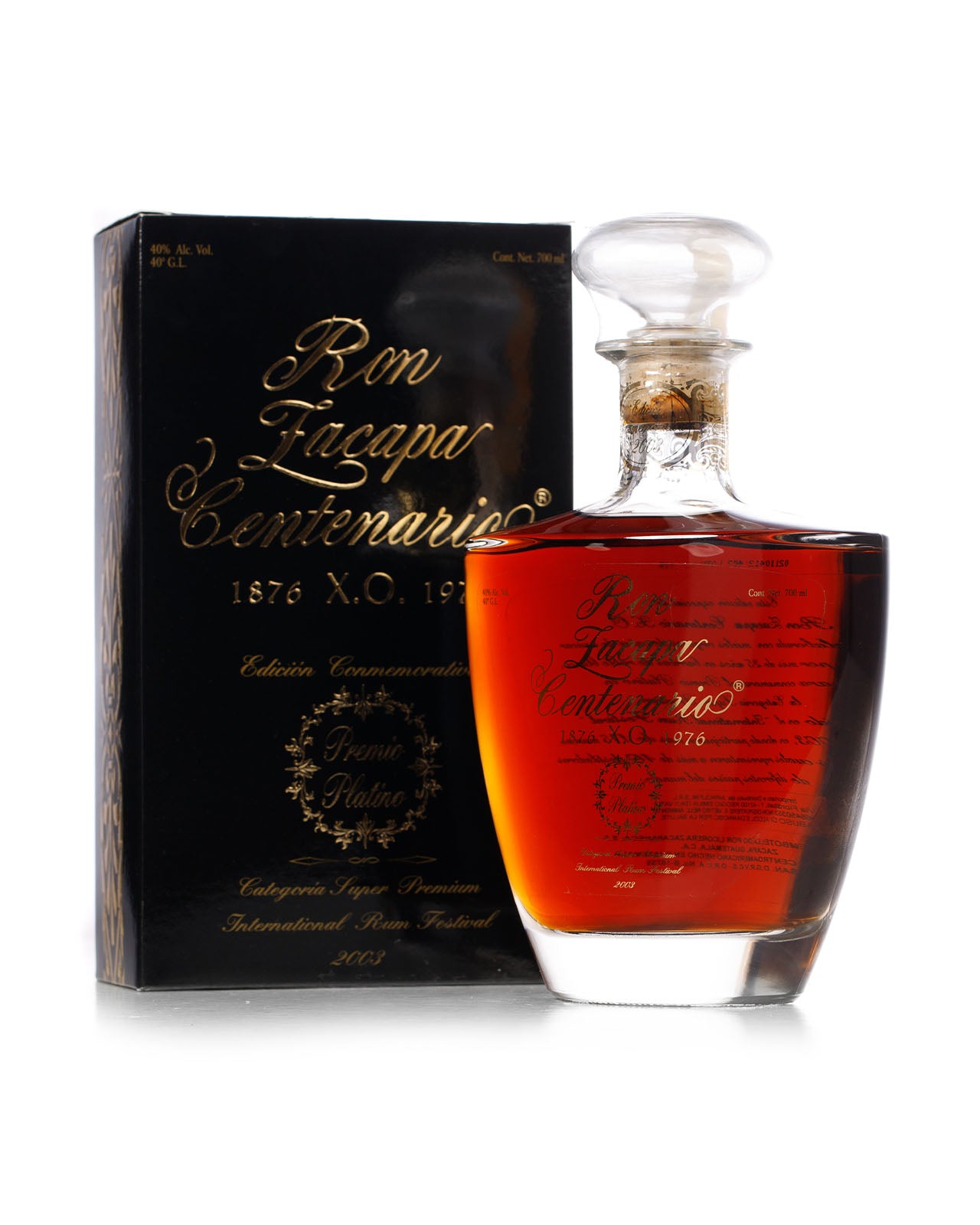 Ron Zacapa Centenario XO 25 Year Old Guatamalan Rum With Original Box