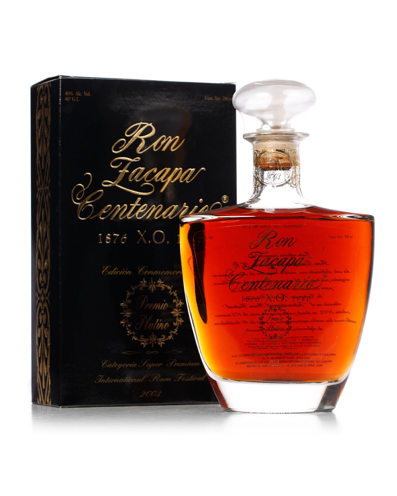 Ron Zacapa Centenario XO 25 Year Old Guatamalan Rum With Original Box