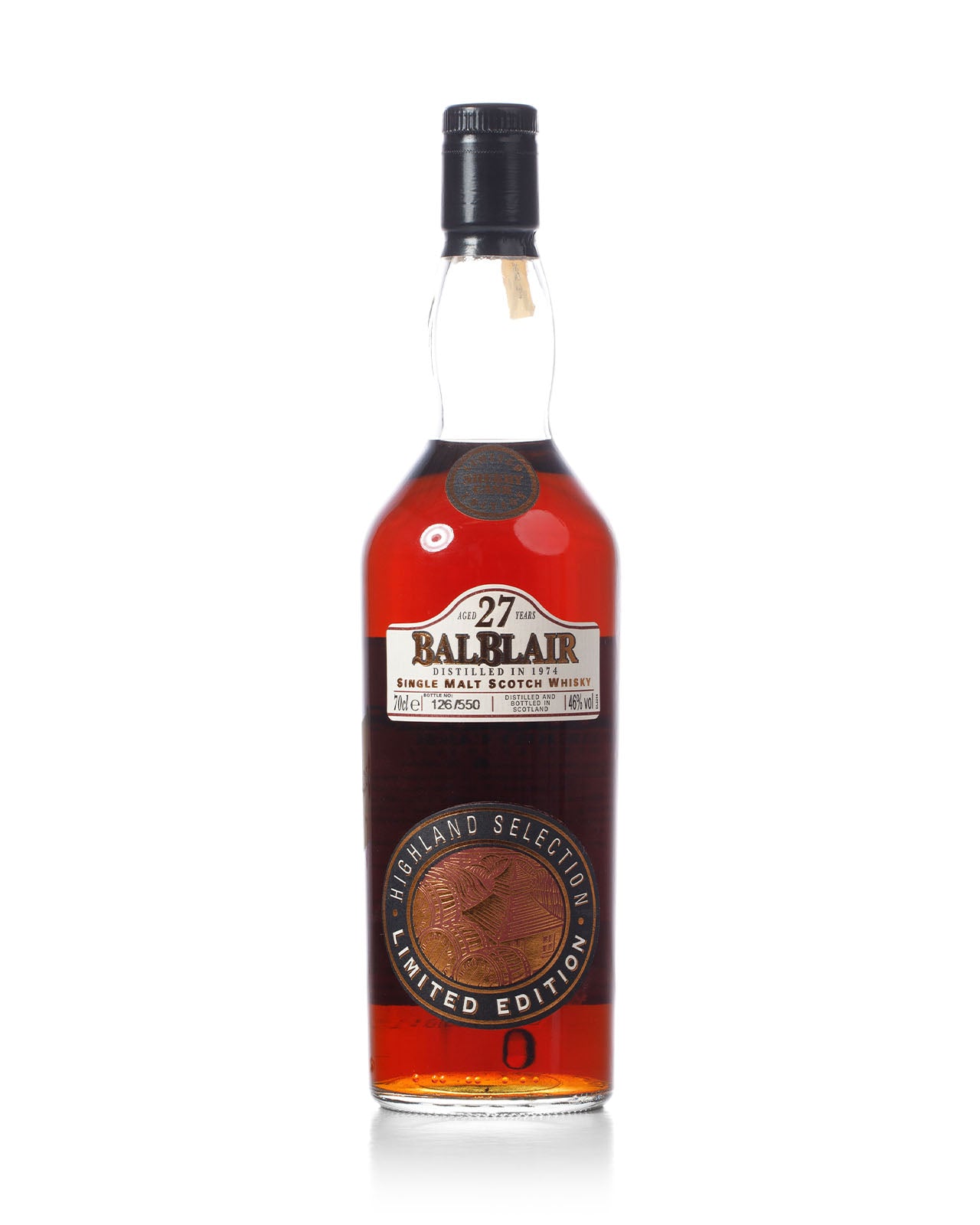 Balblair 1974 27 Year Old Highland Selection Bottled 2001