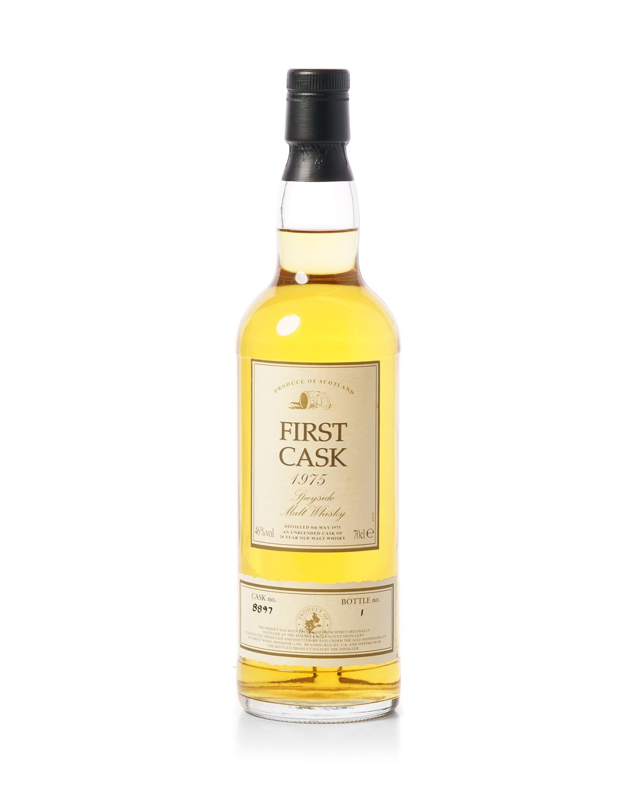 Macallan 1975 20 Year Old First Cask Cask No. 8897