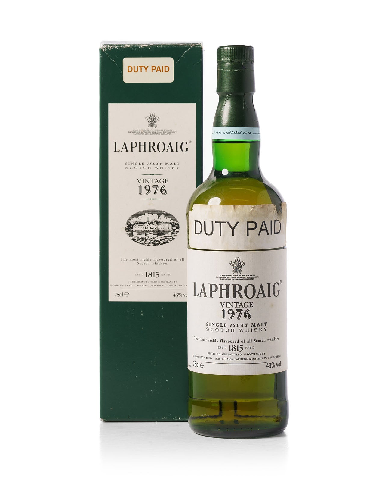 Laphroaig Vintage 1976 75cl With Original Box