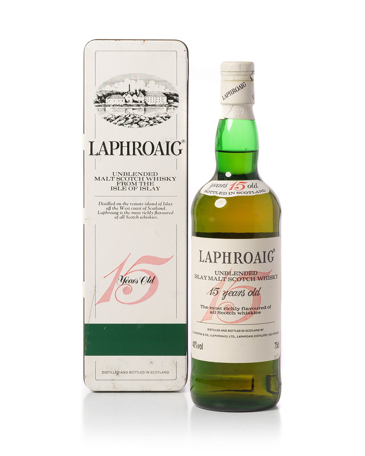 Laphroaig 1980's 15 Year Old 75cl With Original Tin