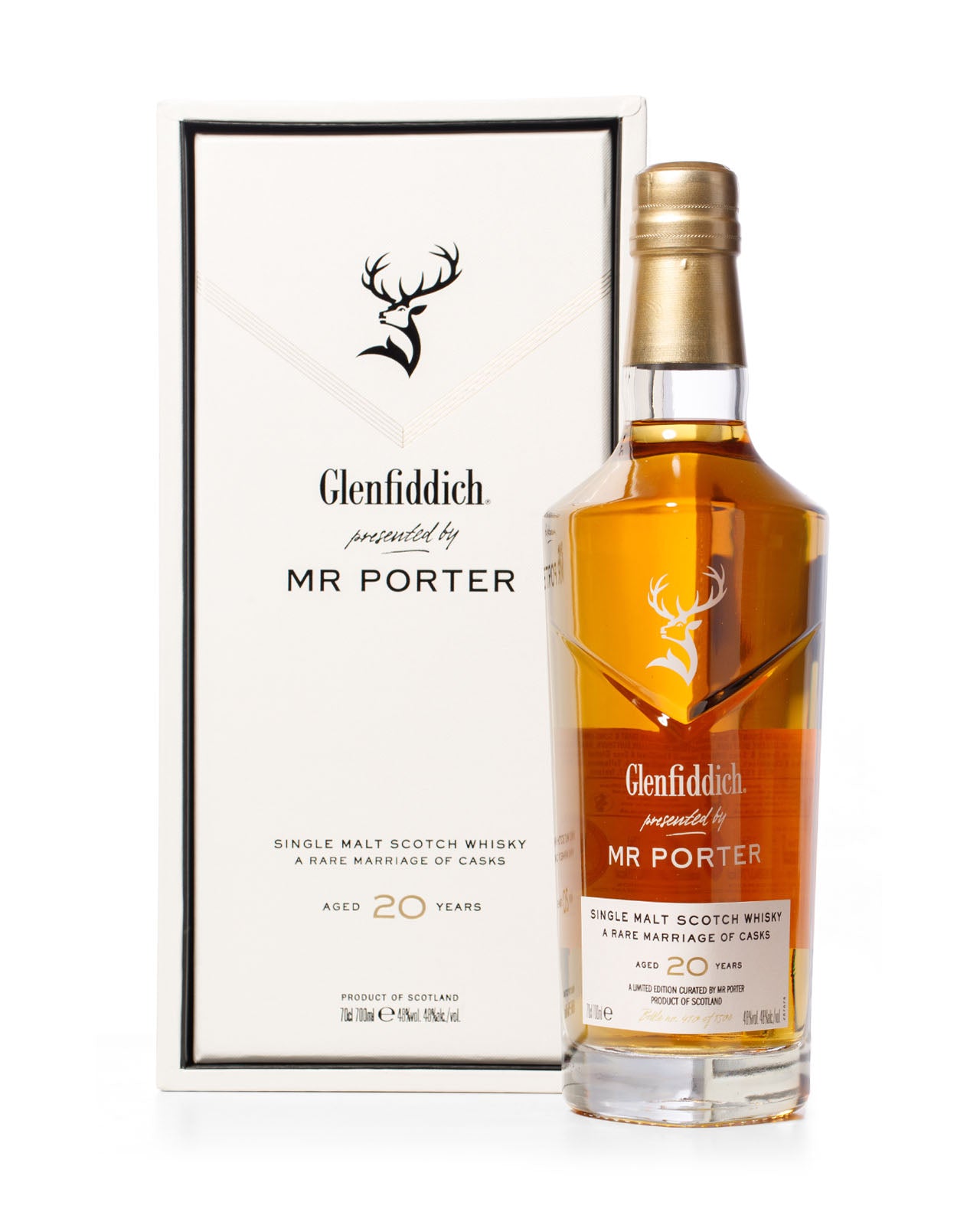 Glenfiddich 20 Year Old Mr Porter Bottled 2021 With Original Box