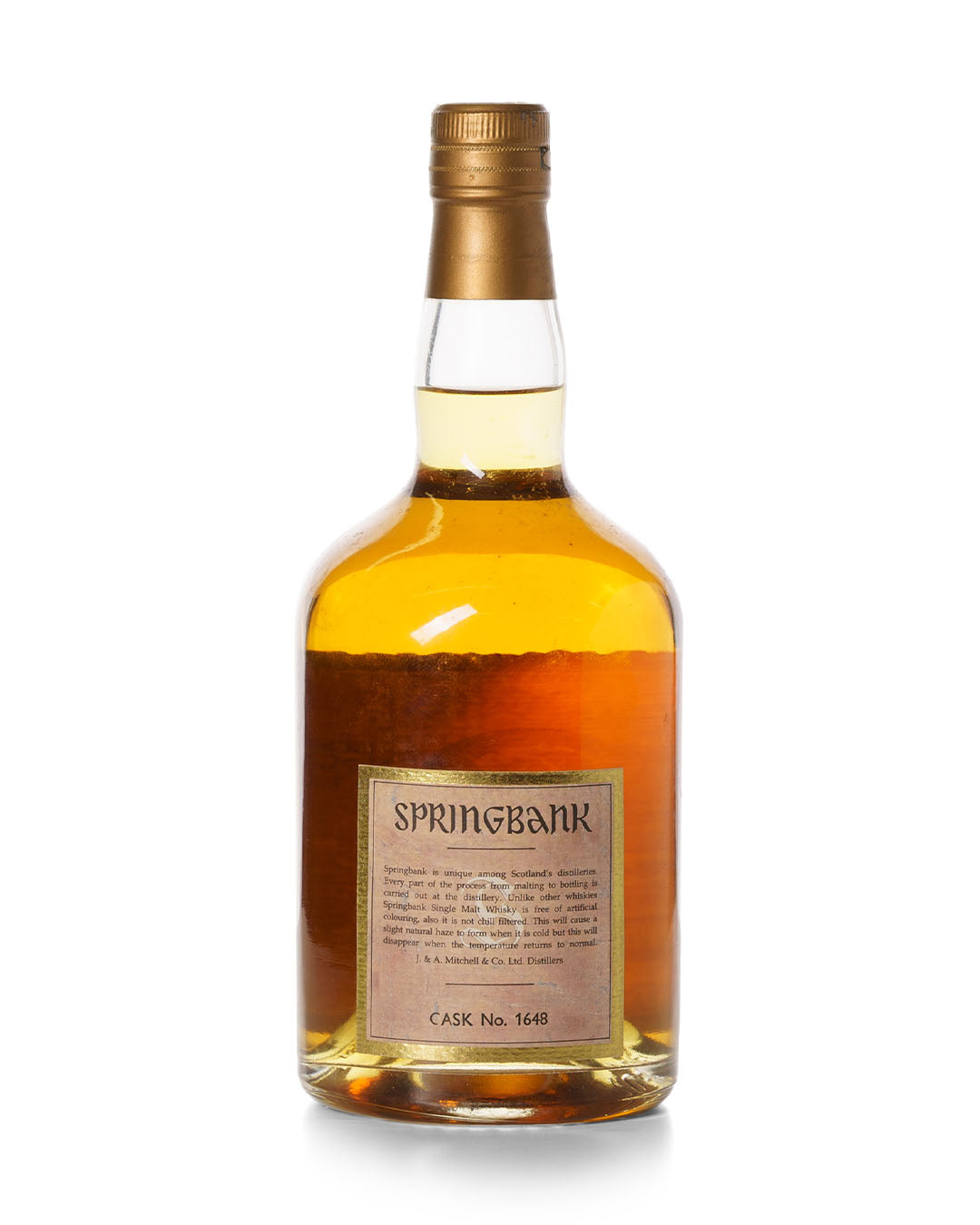 Springbank 1966 30 Year Old Murray McDavid's Bottled In 1996