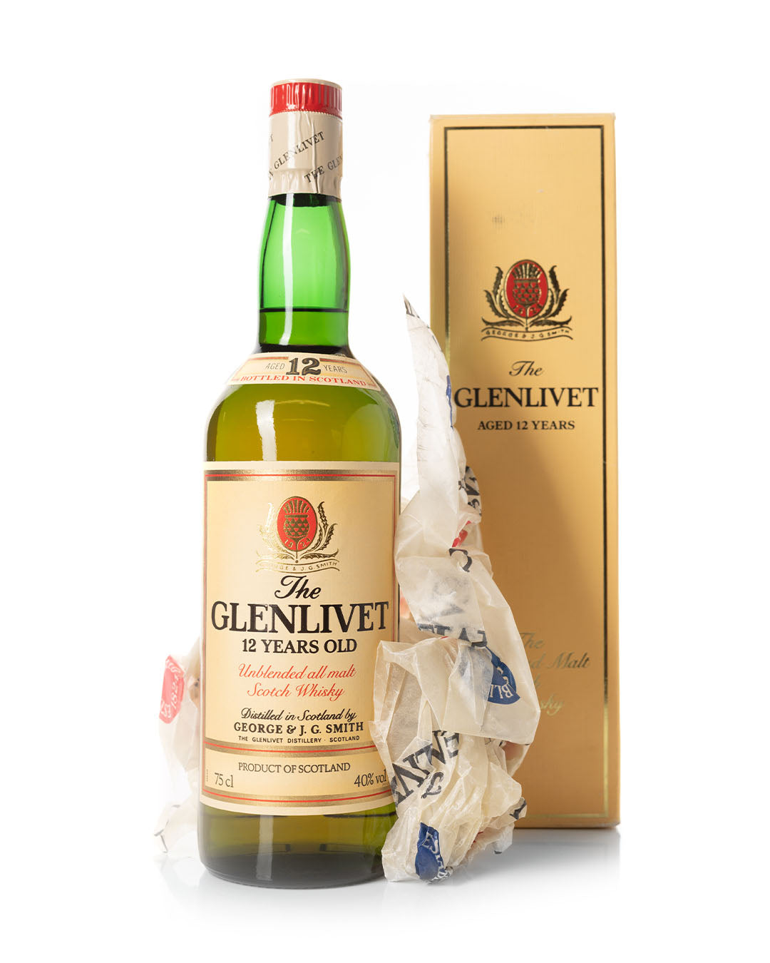 Glenlivet 12 Year Old Bottled 1970s 75cl With Original Box