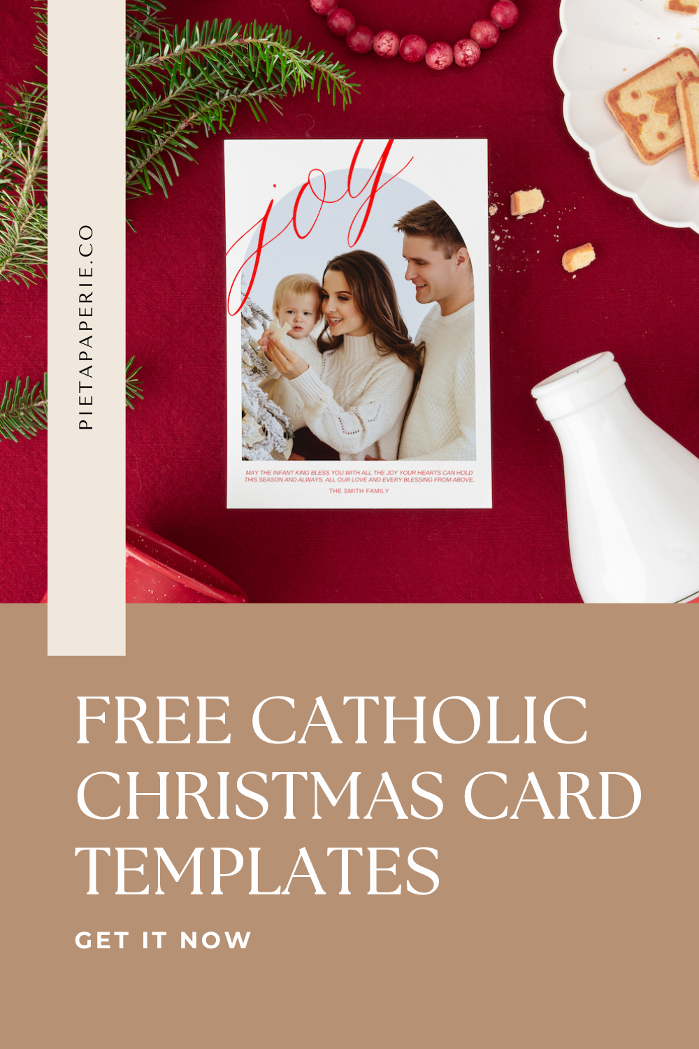 catholic christmas cards template