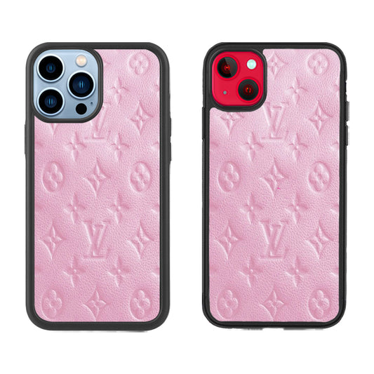 Louis Vuitton Pink iPhone 14 Plus Impact Case