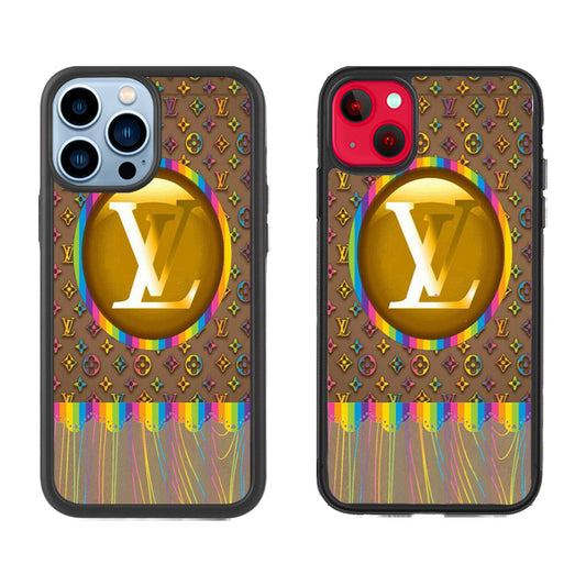 louis vuitton designer rainbow Case iPhone 14, 14 Plus