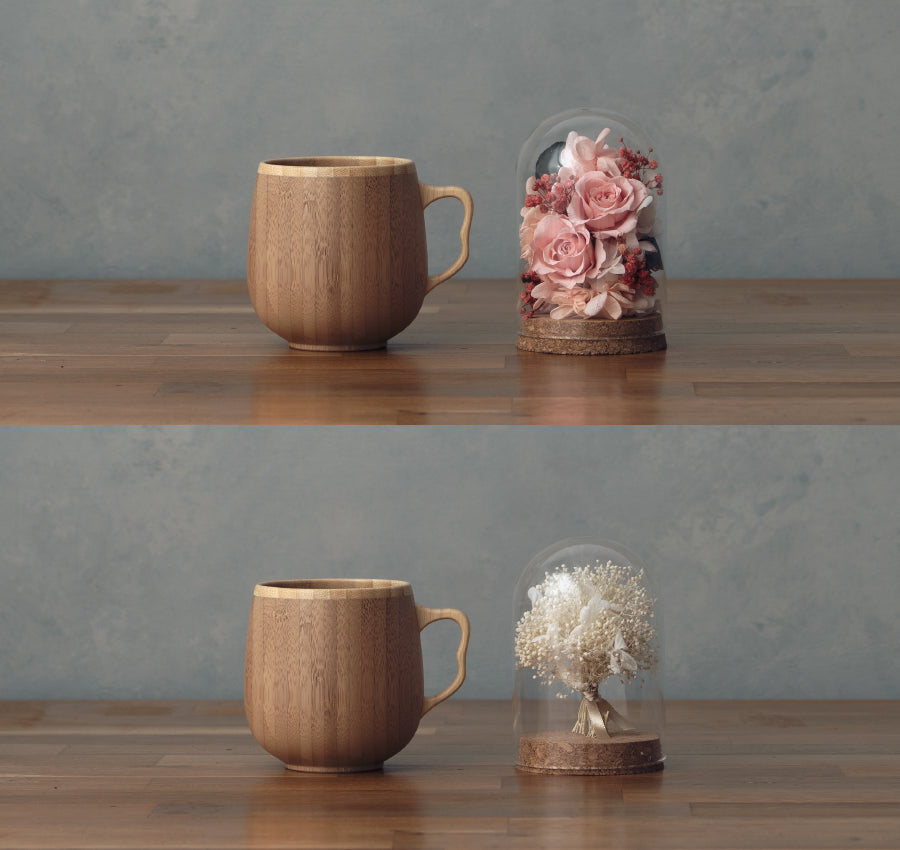 フラワーギフト + カフェオレマグ