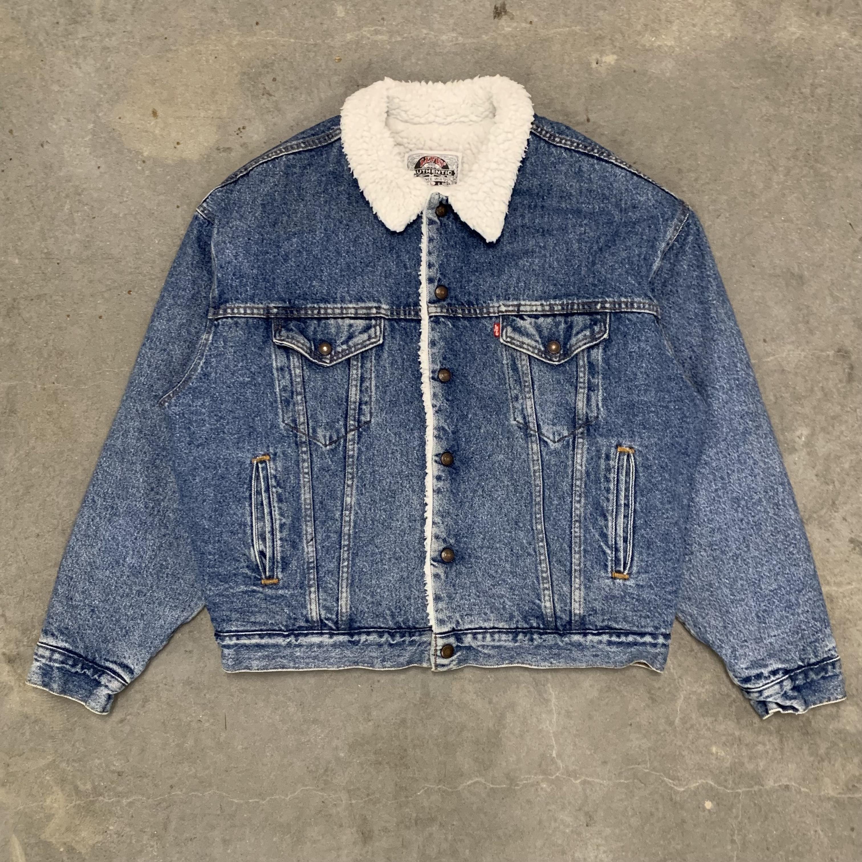 LEVI'S SHERPA LINED DENIM JACKET / 90S 注目の福袋！ 64.0%OFF