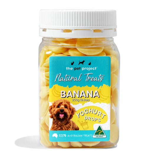 The Pet Project Natural Treats Banana Yogurt Drops