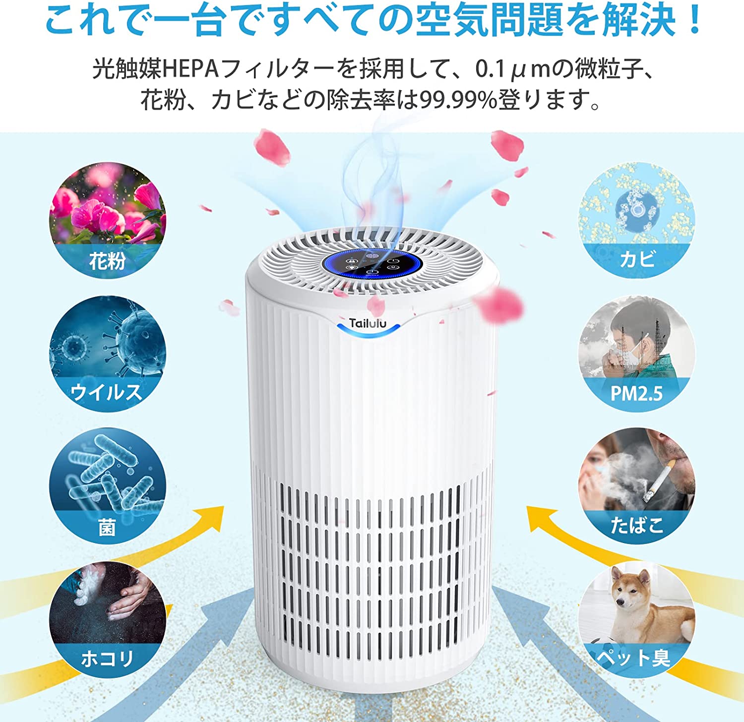 花粉症対策に新品✨シャープ 加湿空気清浄機 プラズマクラスター KI