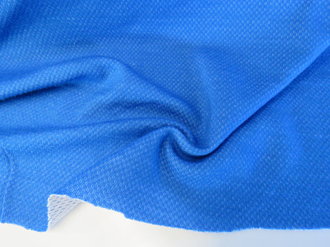 Ranburn blue merino and polypropylene 215g fabric