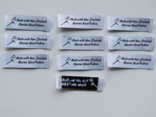 Sew in Name Labels - From 10 labels