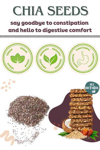 Chia seeds promotes natural way of constipation relief
