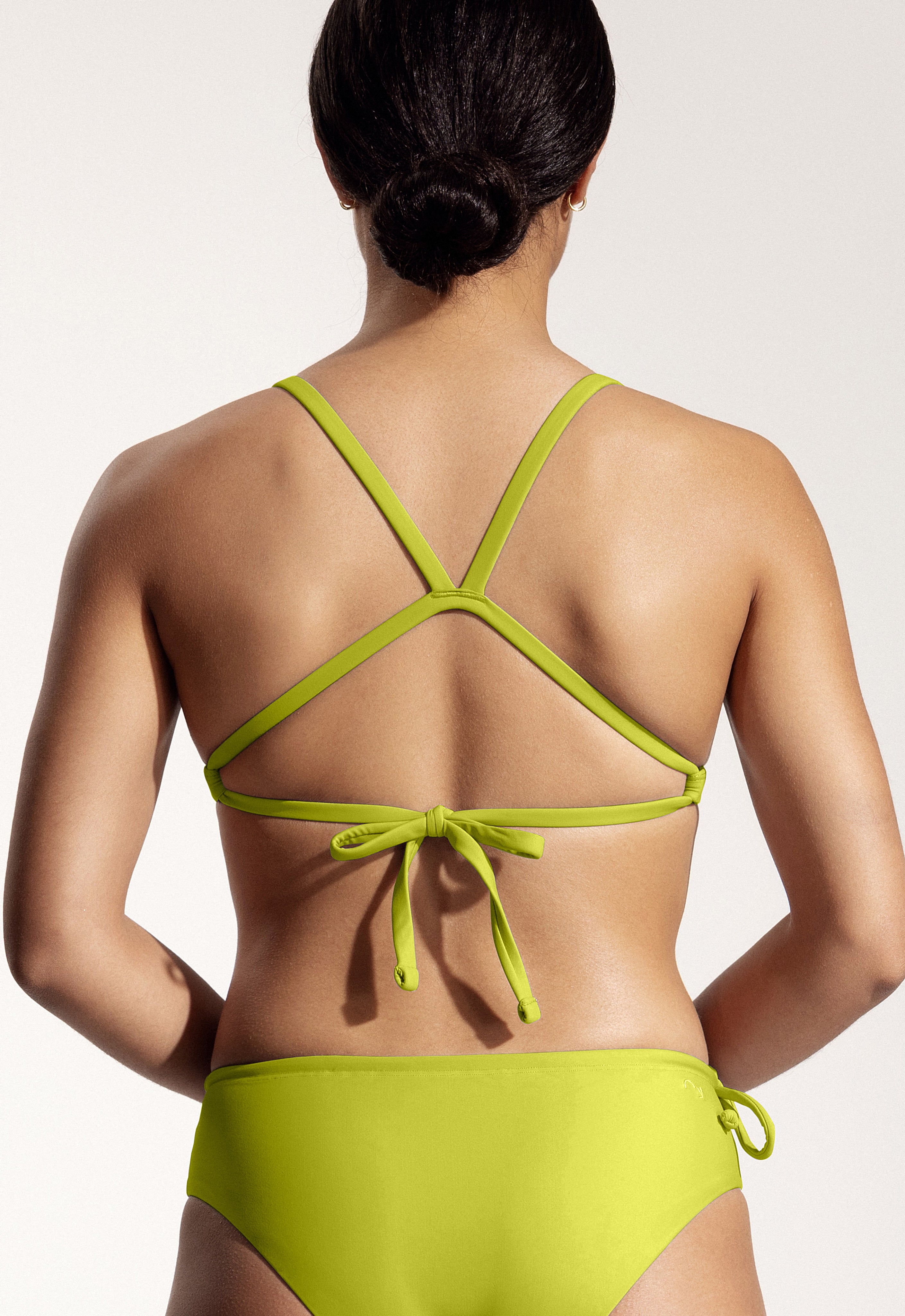 Haut de Maillot de Bain Femme Recyclé Éponge Éthique Vert Oy Surf