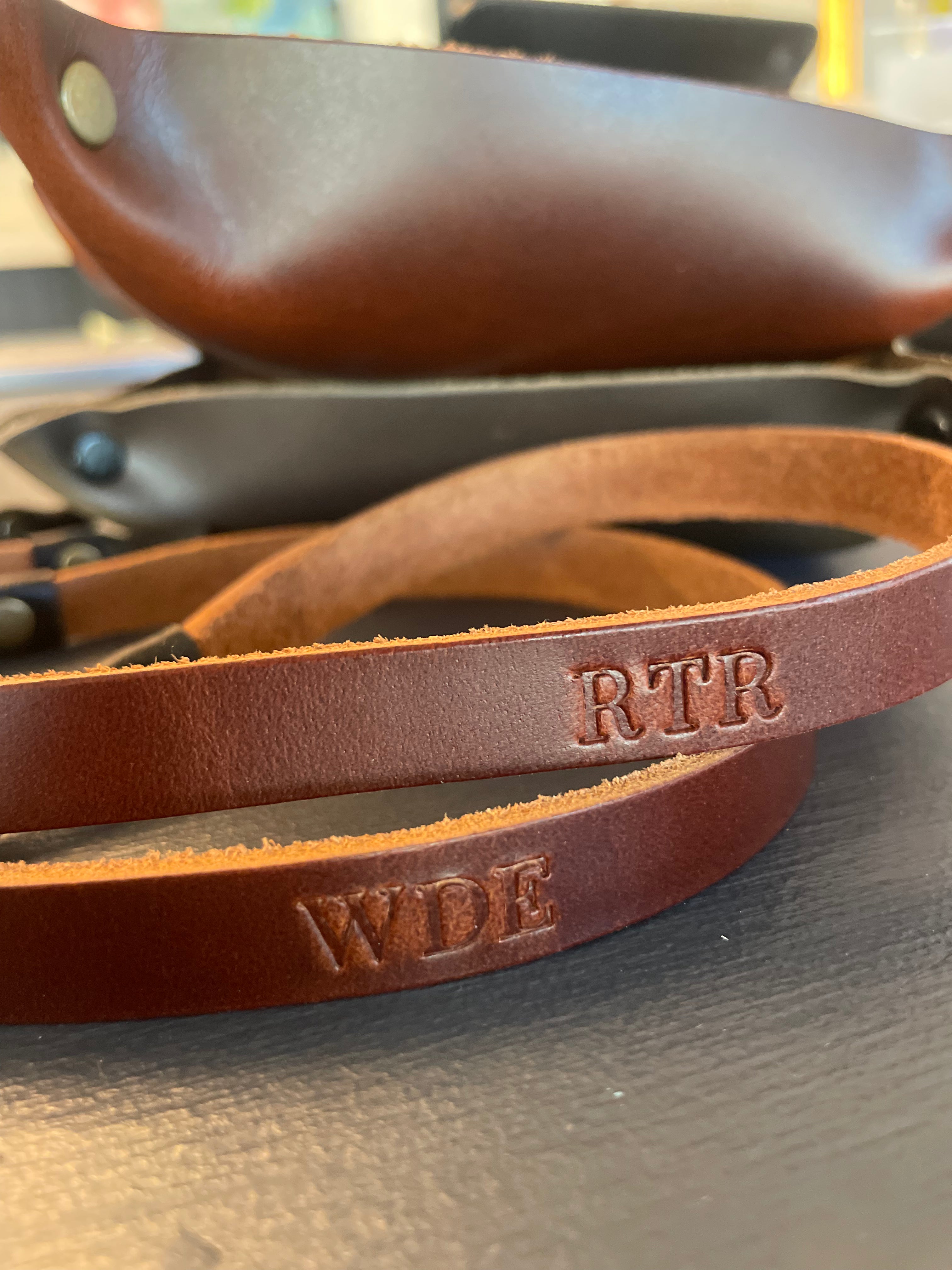 WDE and RTR Leather Sunglass Strap