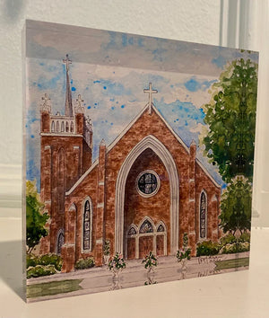 Christ the King, Daphne- 6x6 Acrylic Block - HELLO S e p t e m b e r