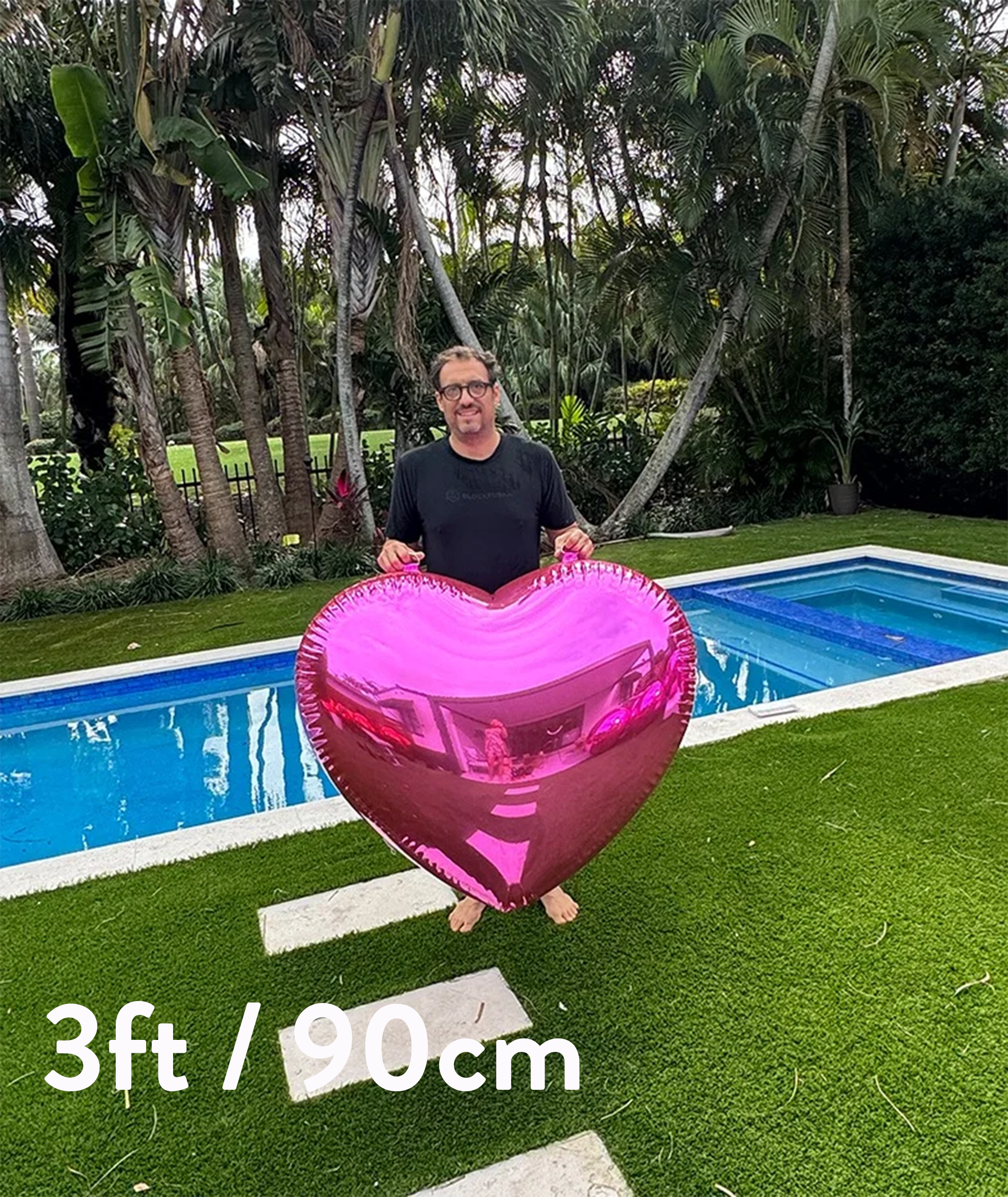 3ft / 90cm Heart
