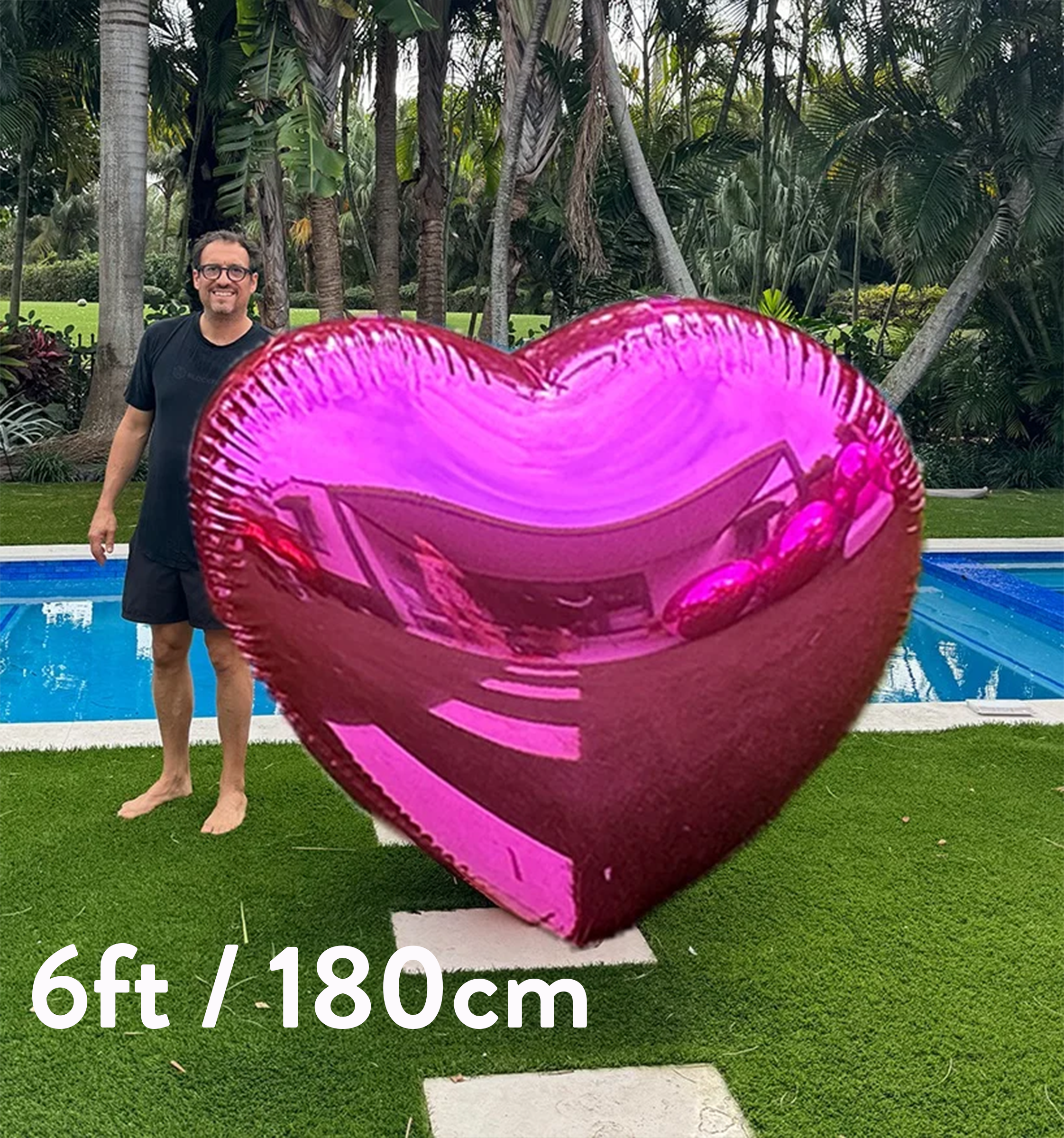 6ft / 180cm Heart
