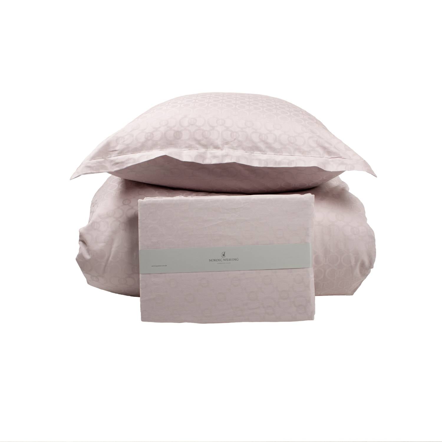 Billede af Baby Allergivenligt sengetøj Egyptisk bomuldssatin Rose (Høj TC - 400) Str. 70x100 - allergivenligt sengetøj i lyserød fra Nordic Weaving