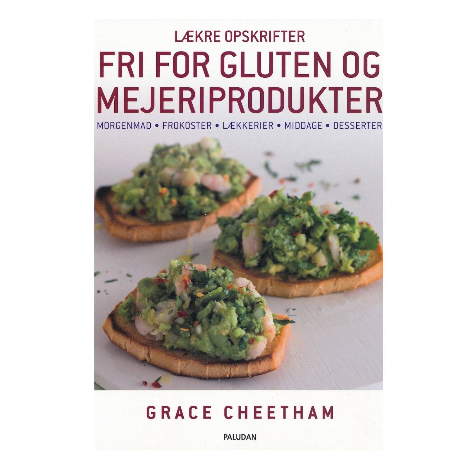 Se Lækre opskrifter fri for gluten og mejeriprodukter - Bog af Grace Cheetham hos Astma Allergi Shoppen