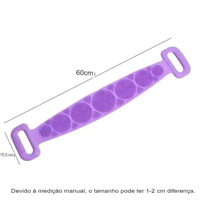 Escova de Silicone Relaxante para Banho