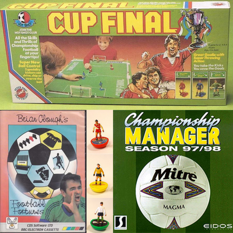 A collection of Football games from the 1980s and 90s