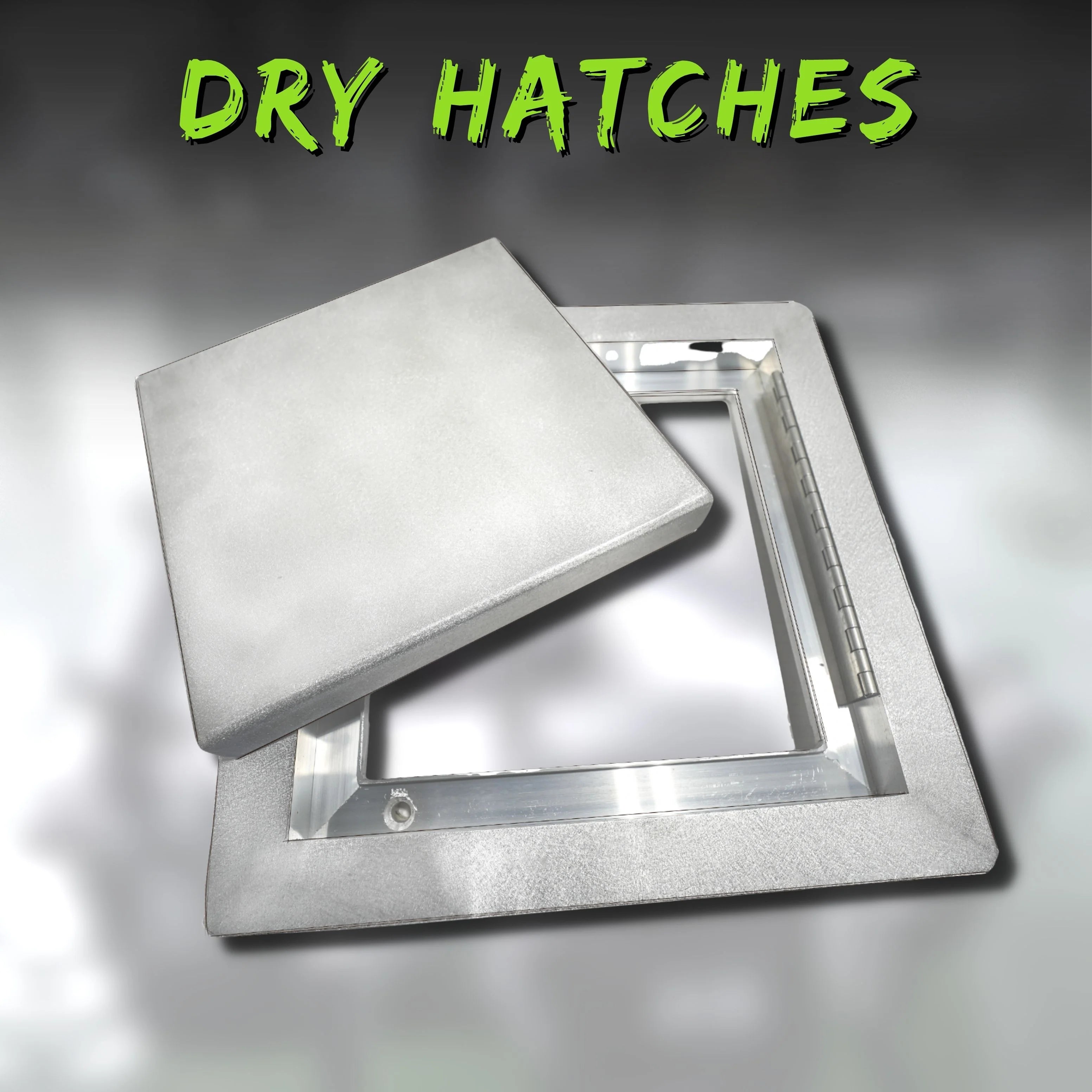 Quick Ship DROP-IN DRY HATCH LIDS - PRE-BUILT- Long Side Hinge Only