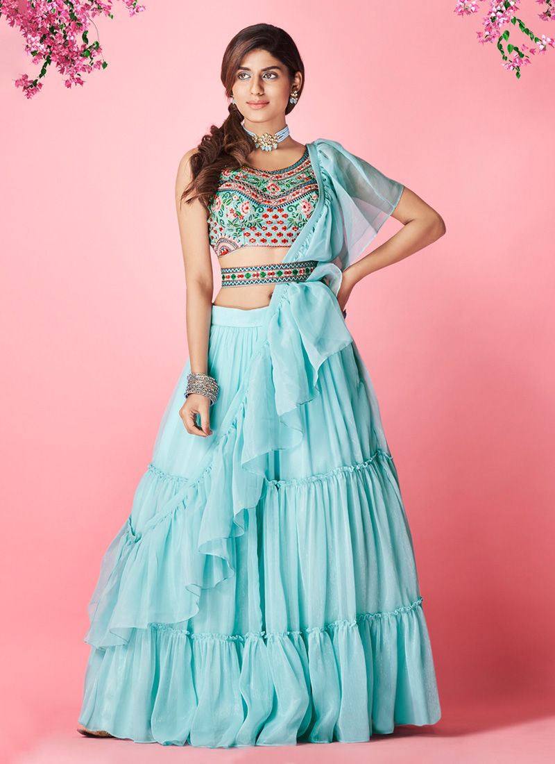 Bridal Lehenga In India With Belt