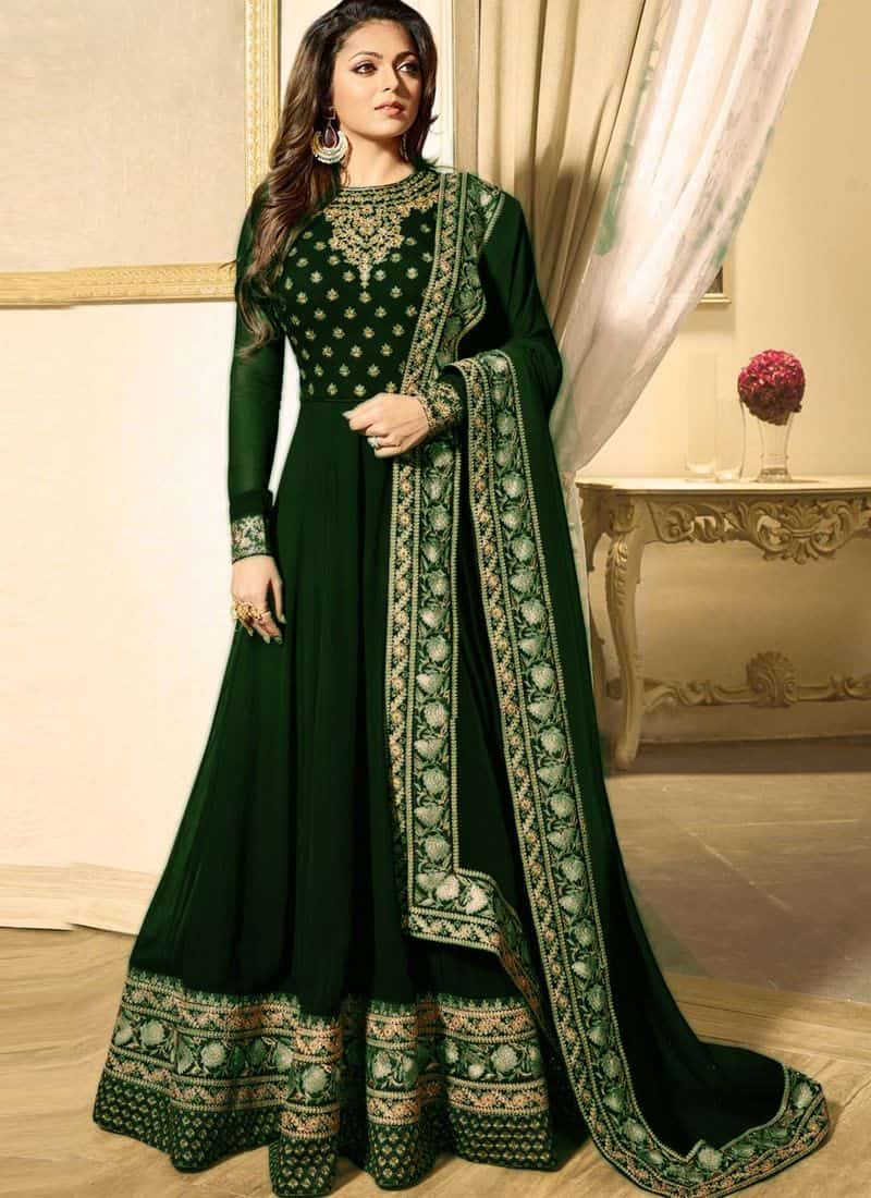 Embroidered Anarkali Suits