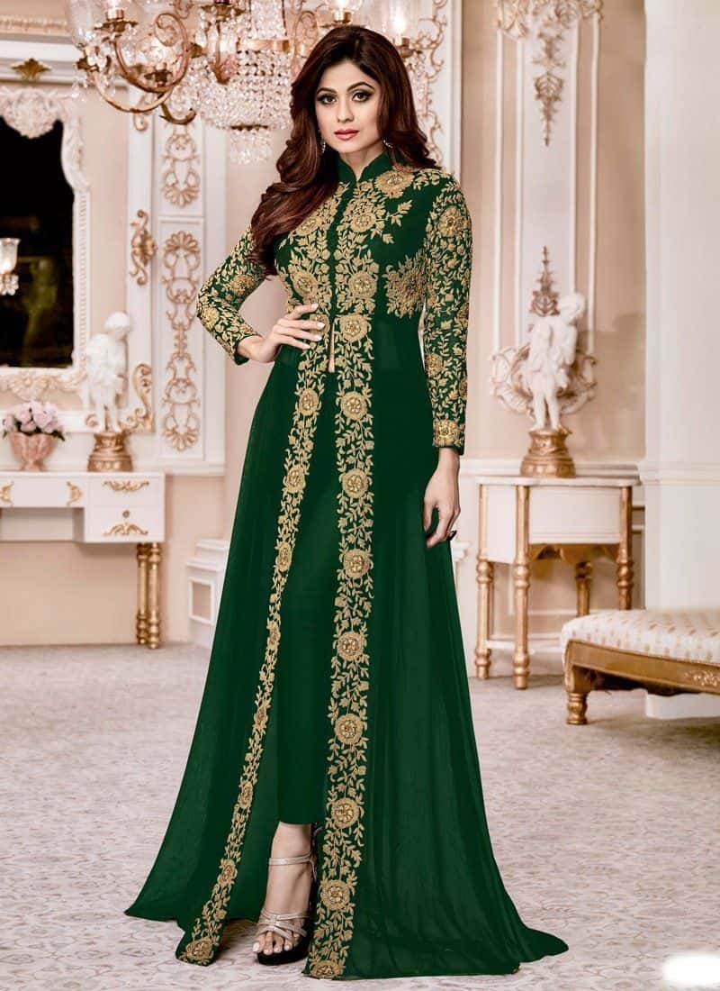 Thigh Slit Cut Anarkali