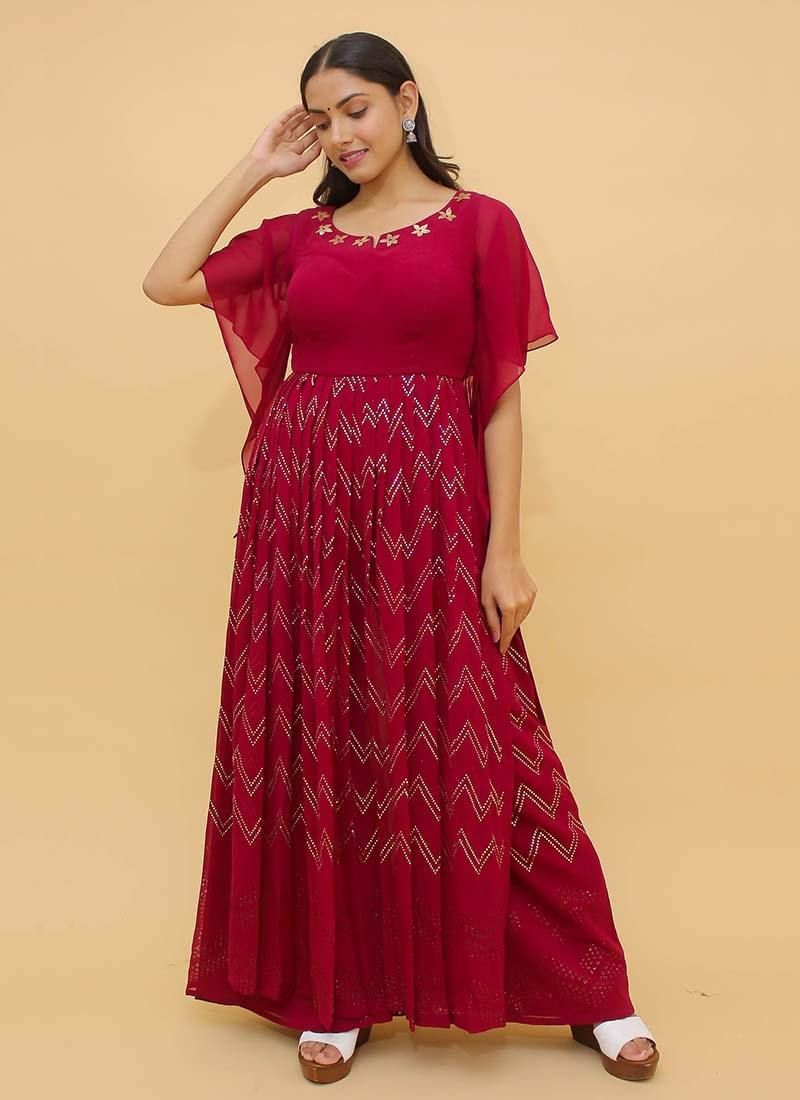 Indo-Western Anarkali Suits