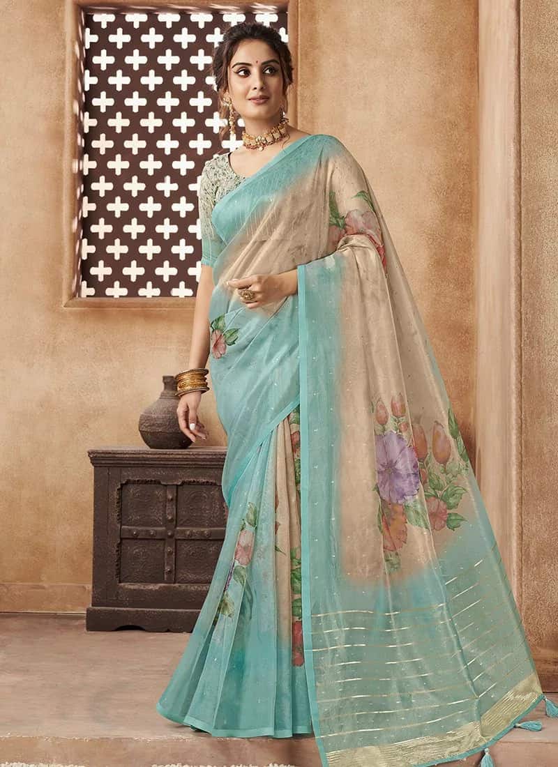 Organza Silk Saree