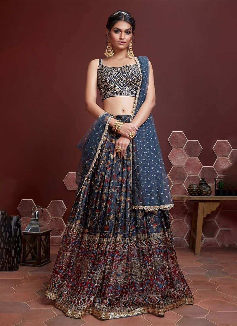 Stylish Straight-Cut Lehenga